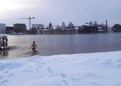 Talviuinti Oulussa, Tuiran uimaranta